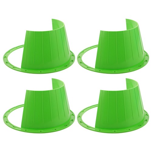 Green plastic car speaker - green,